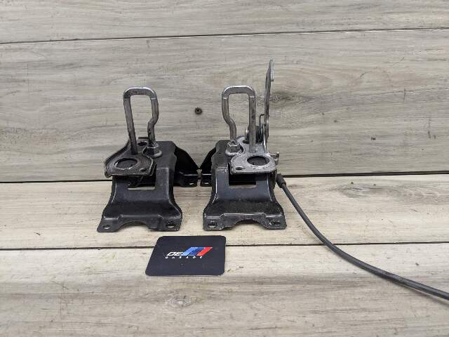 14-19 OEM BMW F15 F85 X5 F16 F86 X6 Hood Hardware Safety Latch Hook SET