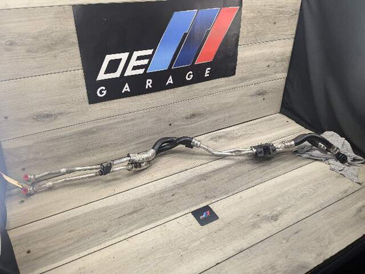 16-19 OEM BMW G30 F90 G11 G12 M550 750 Transmission Oil Cooler Lines Return Flow