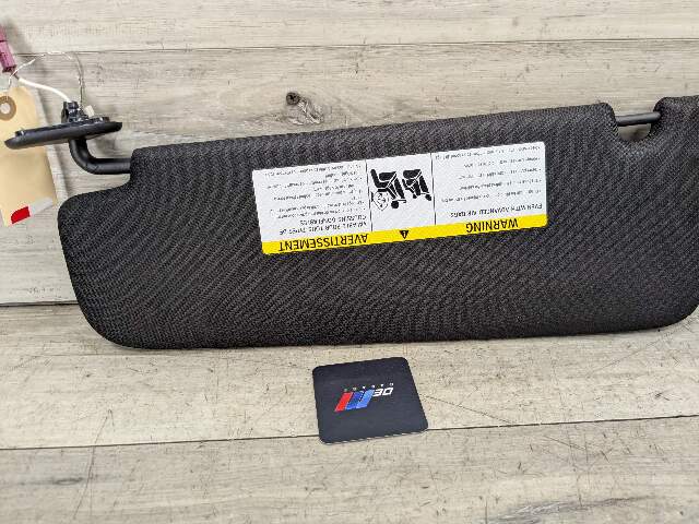 16-22 OEM BMW G11 *G12* 740 750 M760 Right Passenger Side Sun Visor Black