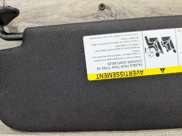 16-22 OEM BMW G11 *G12* 740 750 M760 Right Passenger Side Sun Visor Black