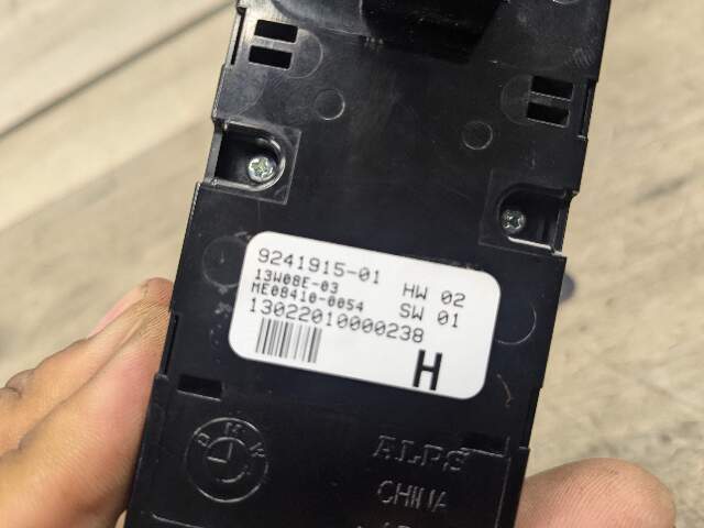 09-15 OEM BMW F01 F02 740 750 760 Left Driver Side Master Window Switch Button