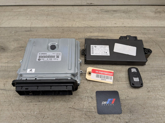 *OEM BMW E70 X5 DDE DME ECU CAS Engine Diesel M57N2 Control Computer Key SET