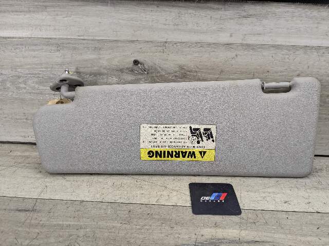 07-13 OEM BMW E70 X5 Interior Right Passenger Side Sun Visor Gray