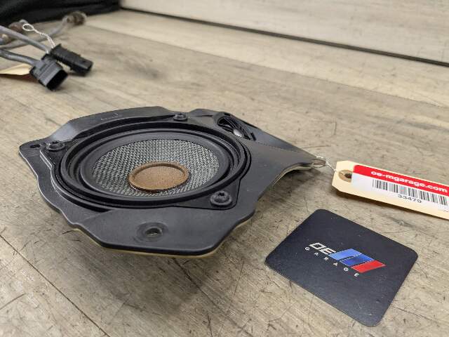 OEM BMW F01 F02 740 750 Rear Left Audio Deck Speaker and Tweeter w/ Mount