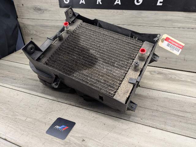 07-14 OEM BMW E70 X5 Left Secondary Auxiliary Cooling Radiator Engine M57 N62