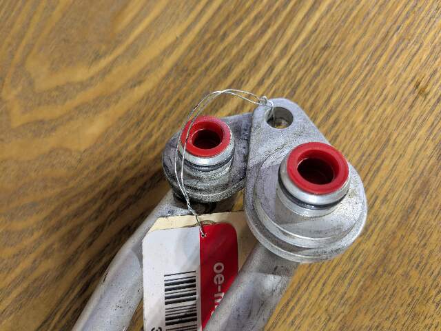 13-15 OEM BMW F01 F02 750 LCI N63 Transmission Oil Cooler Inlet Outlet Pipe Hose