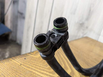 14-19 OEM BMW F15 F16 X5 X6 Transmission Oil Cooler Inlet Outlet Pipe Hose Line