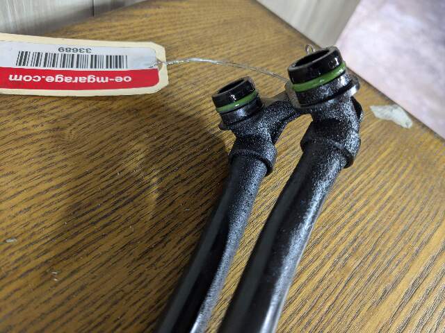 14-19 OEM BMW F15 F16 X5 X6 Transmission Oil Cooler Inlet Outlet Pipe Hose Line