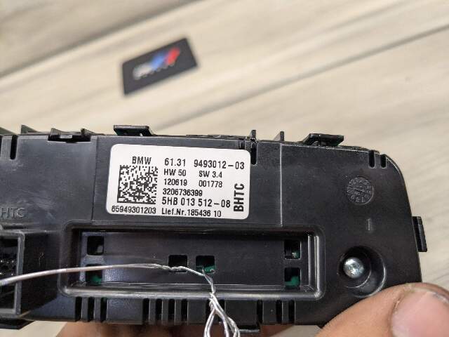 OEM BMW G20 G22 G23 G26 G80 G82 G83 Rear AC Air Climate Control Switch Module
