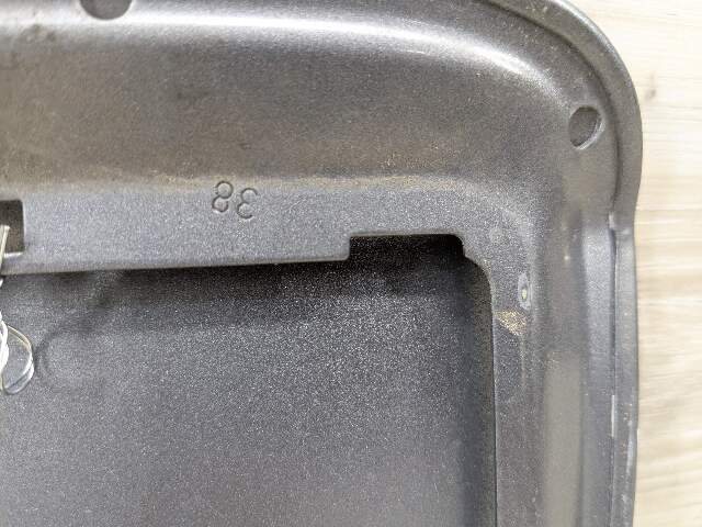 07-13 OEM BMW E93 M3 335 Rear Fuel Gas Tank Flap Lid Cover Cap Silver