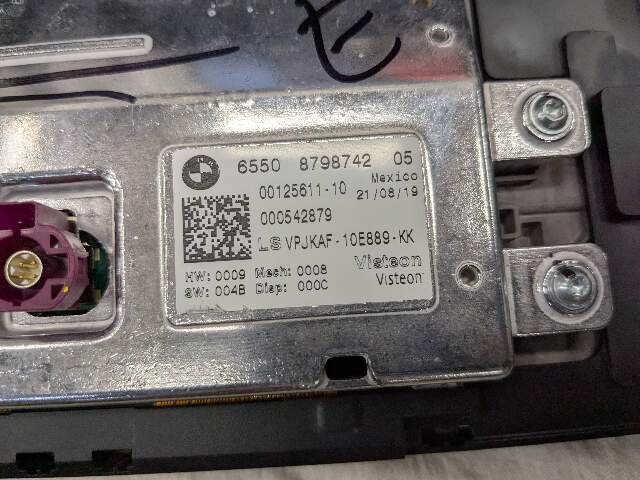 19-21 OEM BMW G20 330 M340 Dash Center Display NBT Navigation Screen Monitor