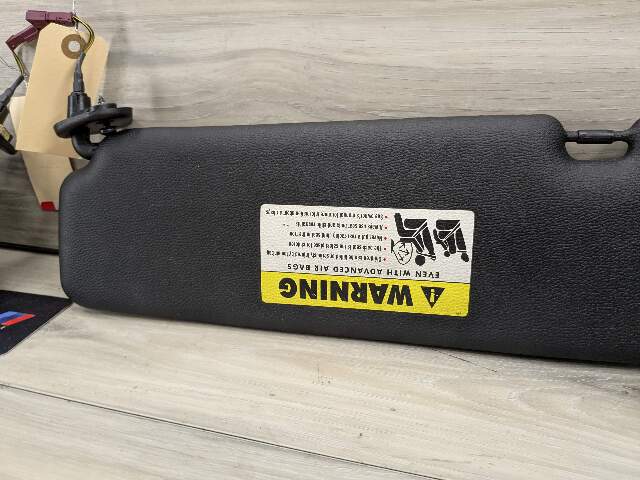 07-13 OEM BMW E88 E93 128 328 335 M3 Convertible Sun Visor Black Pair SET