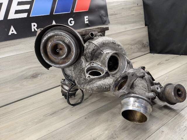 07-13 OEM BMW E70 X5 Diesel Engine M57 Turbocharger Turbo Charger Wastegate 266k