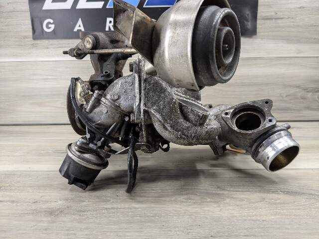 07-13 OEM BMW E70 X5 Diesel Engine M57 Turbocharger Turbo Charger Wastegate 266k