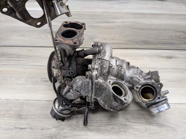 07-13 OEM BMW E70 X5 Diesel Engine M57 Turbocharger Turbo Charger Wastegate 266k