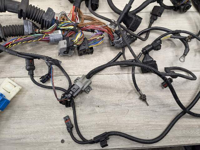 09-10 OEM BMW E70 X5d PRE LCI M57 Engine DIESEL Transmission Wiring Wire Harness