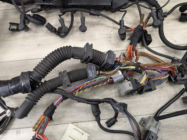 09-10 OEM BMW E70 X5d PRE LCI M57 Engine DIESEL Transmission Wiring Wire Harness