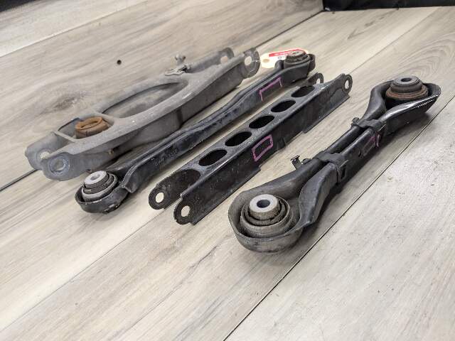 OEM BMW E88 E90 E92 Rear Right Lower Upper Suspension Control Arm Wishbone SET