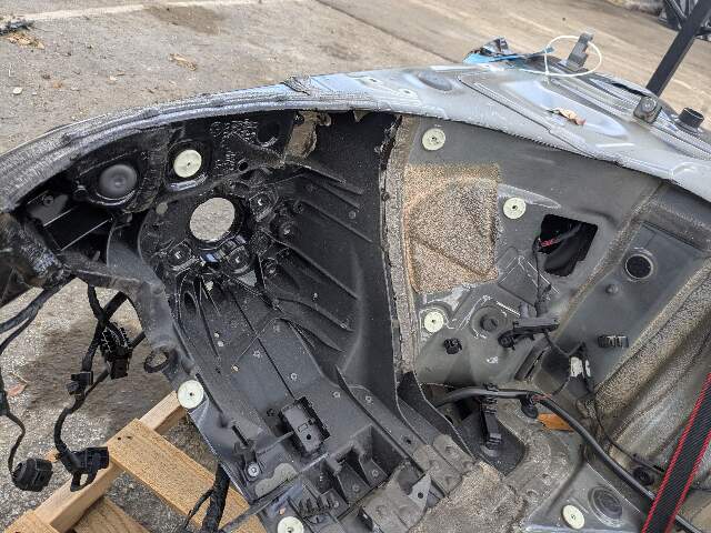 22-25 OEM BMW G42 230 M240 Left Driver Side A Pillar Apron Body Frame Cut