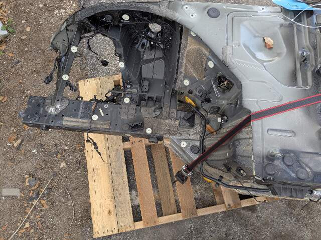 22-25 OEM BMW G42 230 M240 Left Driver Side A Pillar Apron Body Frame Cut