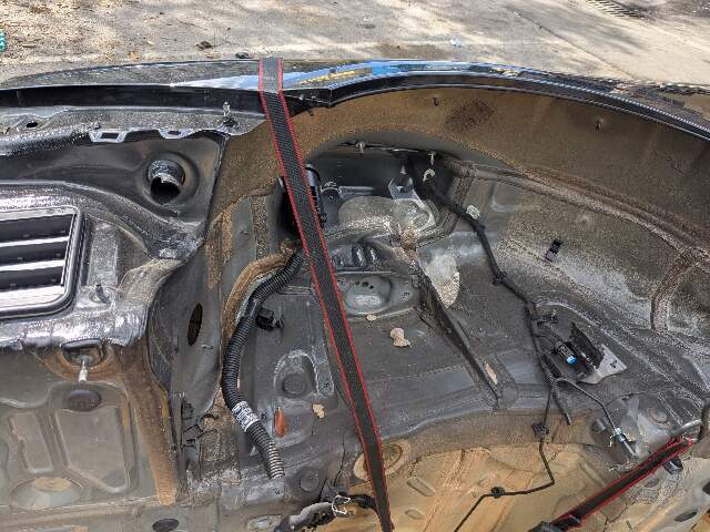 22-25 OEM BMW G42 230 M240 Rear Right Passenger Side Quarter Panel Body Cut