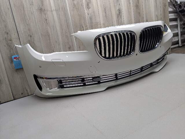 13-15 OEM BMW F01 F02 740 750 Front Bumper Cover w/ Grilles COMPLETE PDC White