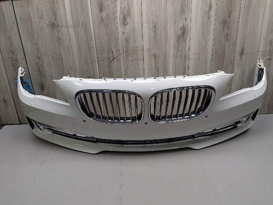 13-15 OEM BMW F01 F02 740 750 Front Bumper Cover w/ Grilles COMPLETE PDC White