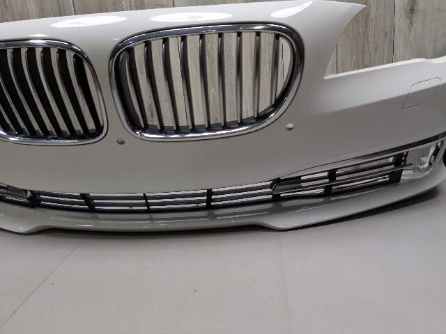 13-15 OEM BMW F01 F02 740 750 Front Bumper Cover w/ Grilles COMPLETE PDC White