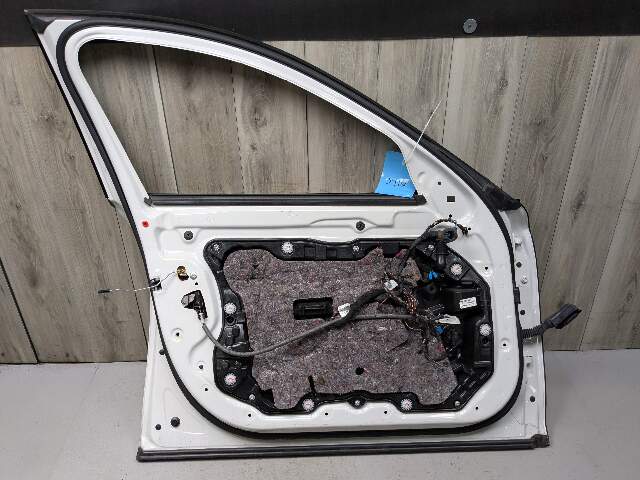16-22 OEM BMW G11 G12 740 750 Front Left Driver Aluminum Door Shell Panel White