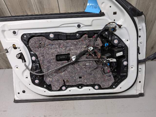 16-22 OEM BMW G11 G12 740 750 Front Left Driver Aluminum Door Shell Panel White