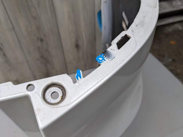 *18-21 OEM BMW G01 X3 30 X LINE Rear Bumper Cover Panel COMPLETE White A96