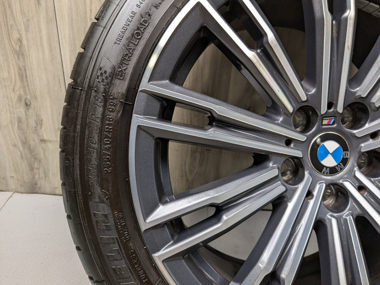 19-24 OEM BMW G20 330 M340 Rear Rim Wheel 18x8.5 ET40 Double Spoke Style 790M