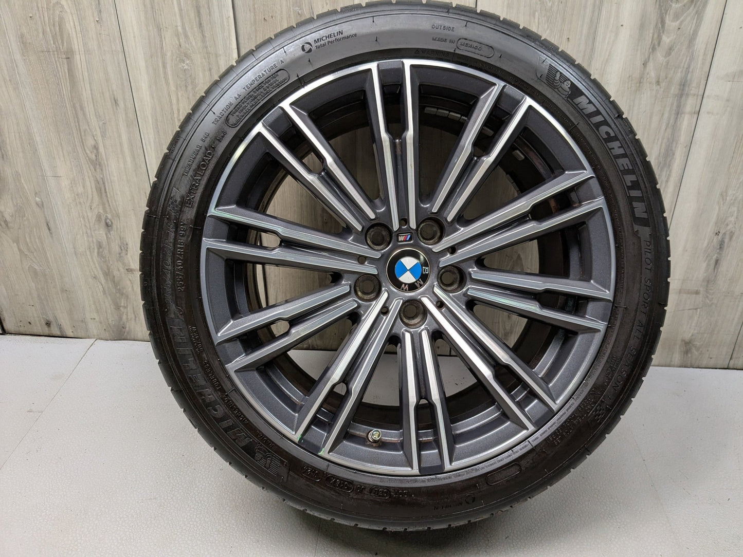 19-24 OEM BMW G20 330 M340 Rear Rim Wheel 18x8.5 ET40 Double Spoke Style 790M