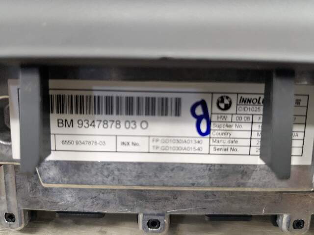 14-19 OEM BMW F15 F16 F85 F86 X5 X6 NBT Central Information Display Screen 10.25