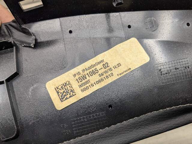 14-19 OEM BMW F15 F16 X5 X6 F85 F86 Nappa Leather Upper Dash Screen Trim Panel