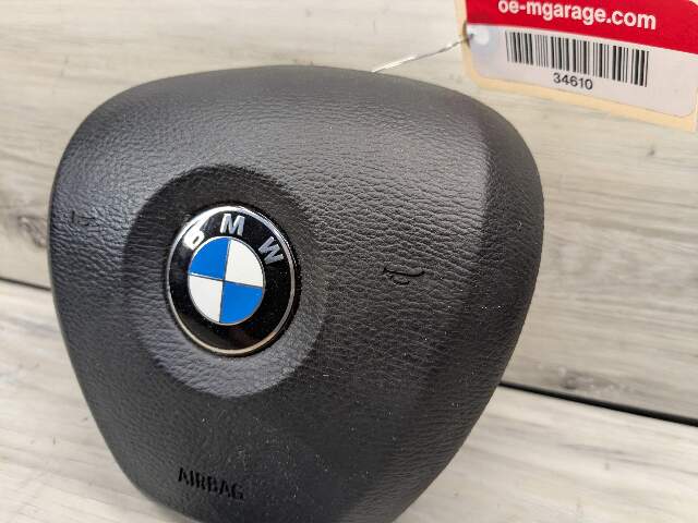 14-19 OEM BMW F15 F16 X5 X6 Front Driver Steering Wheel Airbag Air Bag Black