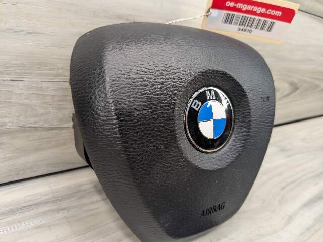 14-19 OEM BMW F15 F16 X5 X6 Front Driver Steering Wheel Airbag Air Bag Black