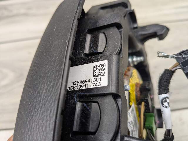 14-19 OEM BMW F15 F16 X5 X6 Front Driver Steering Wheel Airbag Air Bag Black