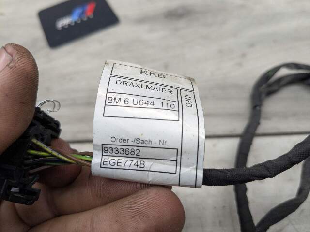 14-18 OEM BMW F15 X5 REAR Parking Distance Sensors PDC Wire Wiring Harness