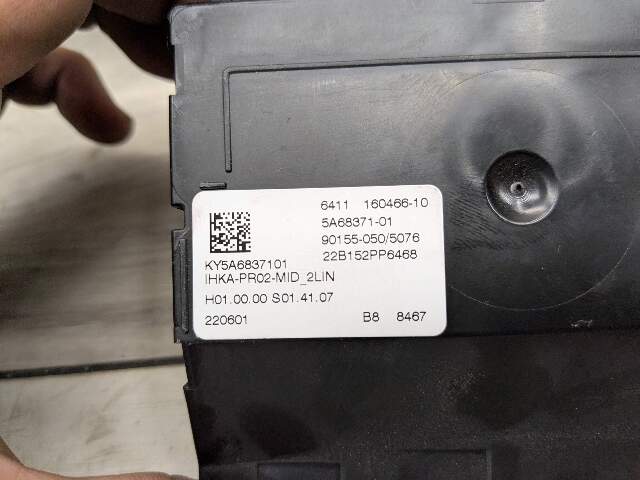 19-24 OEM BMW G20 G22 G23 G42 G80 M3 AC Climate Control Module