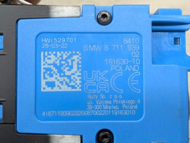 OEM BMW F44 F48 F97 G01 G05 G12 G20 G30 G80 USB Dual Type C Charger Port Socket
