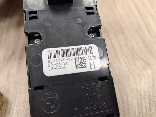 17-24 OEM BMW G30 X3 X5 F90 M5 Front Driver Main Master Power Window Switch