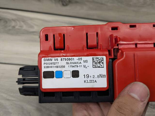 OEM BMW G23 G29 G42 Trunk Positive Battery B+ Connector Terminal Power Fuse Box