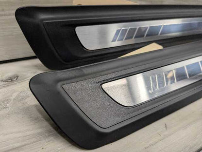 OEM BMW G22 G42 M SPORT Front Left Right Door Sill Plate Molding Trim SET
