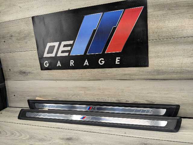 OEM BMW G22 G42 M SPORT Front Left Right Door Sill Plate Molding Trim SET