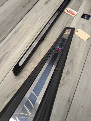 OEM BMW G22 G42 M SPORT Front Left Right Door Sill Plate Molding Trim SET