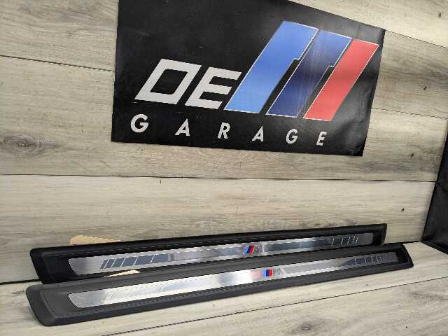 OEM BMW G22 G42 M SPORT Front Left Right Door Sill Plate Molding Trim SET