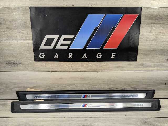 OEM BMW G22 G42 M SPORT Front Left Right Door Sill Plate Molding Trim SET