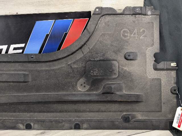 22-25 OEM BMW G42 230 M240 Left Driver Under Body Panel Splash Guard Shield