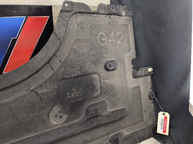 22-25 OEM BMW G42 230 M240 Left Driver Under Body Panel Splash Guard Shield